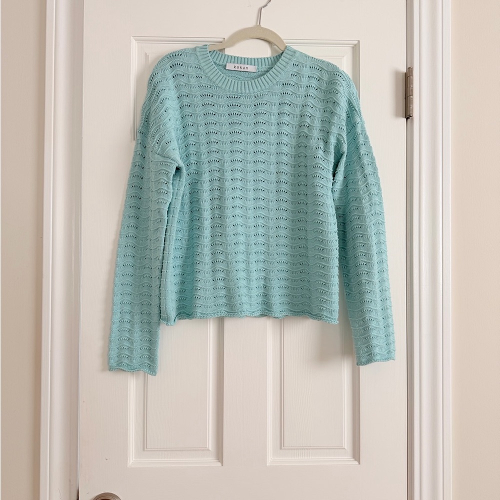Elegant Mint Women's Crew Neck Sweater